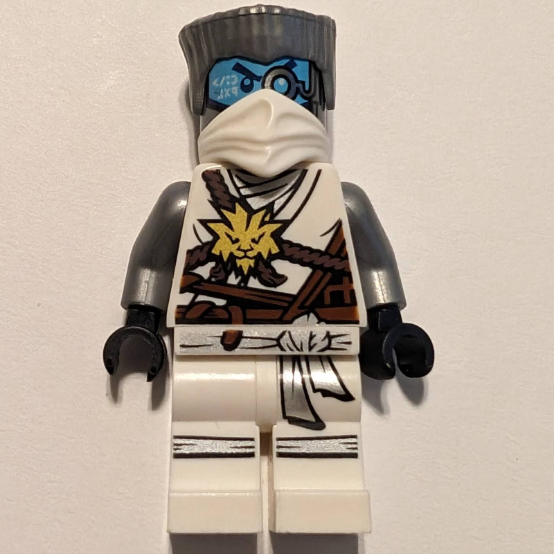 LEGO Zane in Honor Robes with Hair (Day of the Departed) (fig-003048)