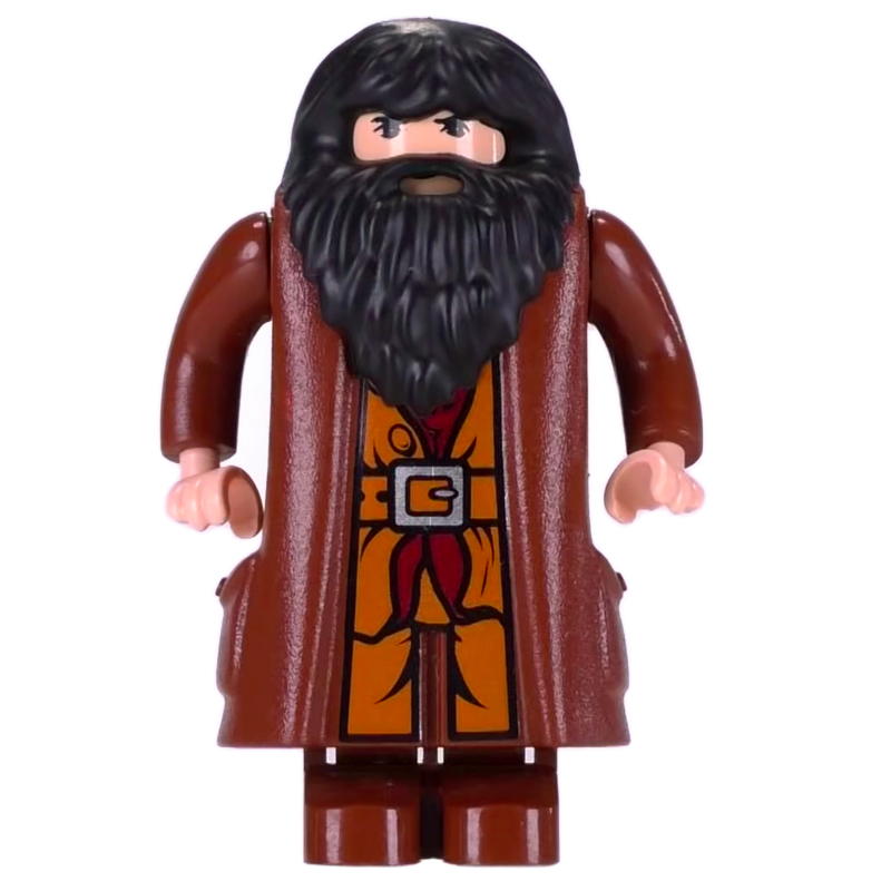 LEGO Rubeus Hagrid, Reddish Brown Overcoat (fig-003083)