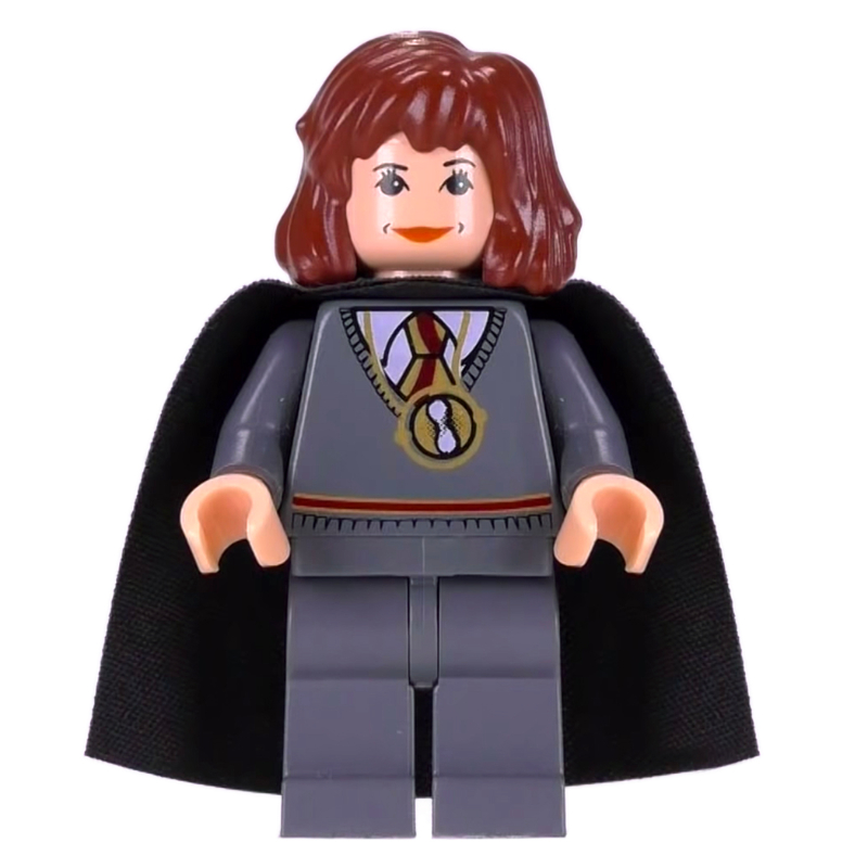 LEGO Hermione Granger, Gryffindor Sweater with Time Turner, Cape (fig-003084)