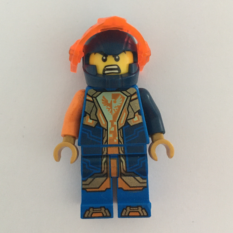 LEGO Clay Moorington with Tran-Orange Visor (fig-003089)