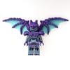 Gargoyle with Dark Purple and Trans-Blue Wings