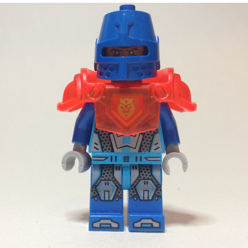 LEGO Nexo Knight Soldier with Trans-Neon Orange Armor (fig-003112)