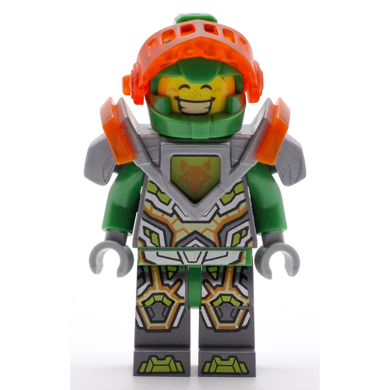 LEGO Aaron Fox with Trans-Neon Orange Visor and Silver Armor (fig-003114)