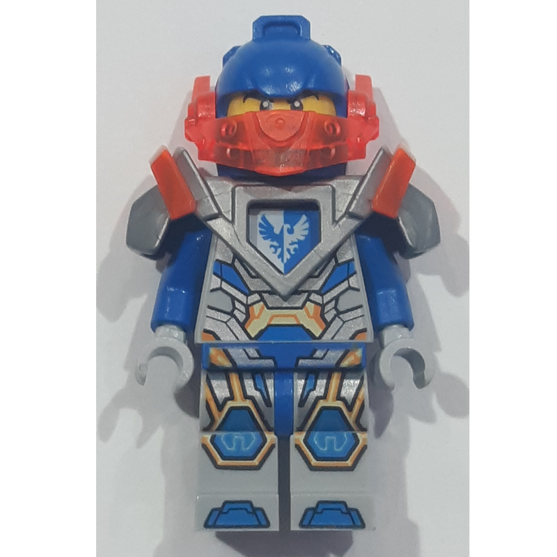 LEGO Clay Moorington with Trans-Orange Visor and Silver Armor (fig-003120)
