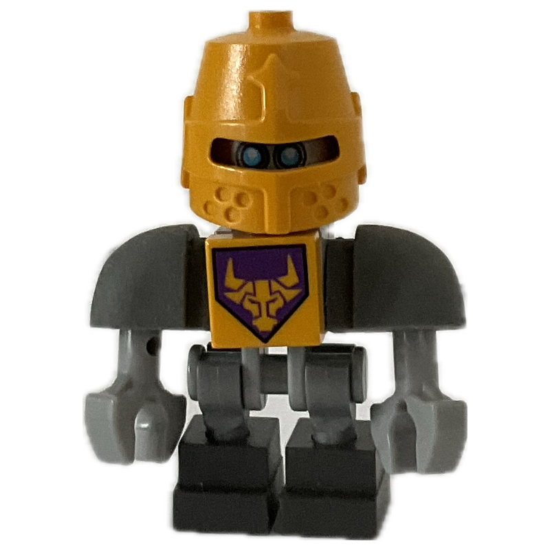 LEGO Axl Bot with Bright Light Orange Helmet (fig-003140)