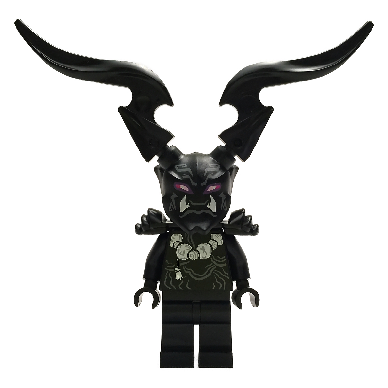 LEGO Oni Villain with Large Horns (Omega) (fig-003148)