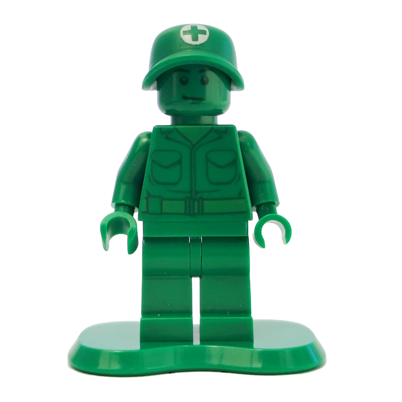 LEGO Green Army Man Medic with Backpack (fig-003231)