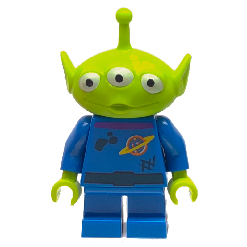 LEGO Alien with Yellow Stain on Face (fig-003241)