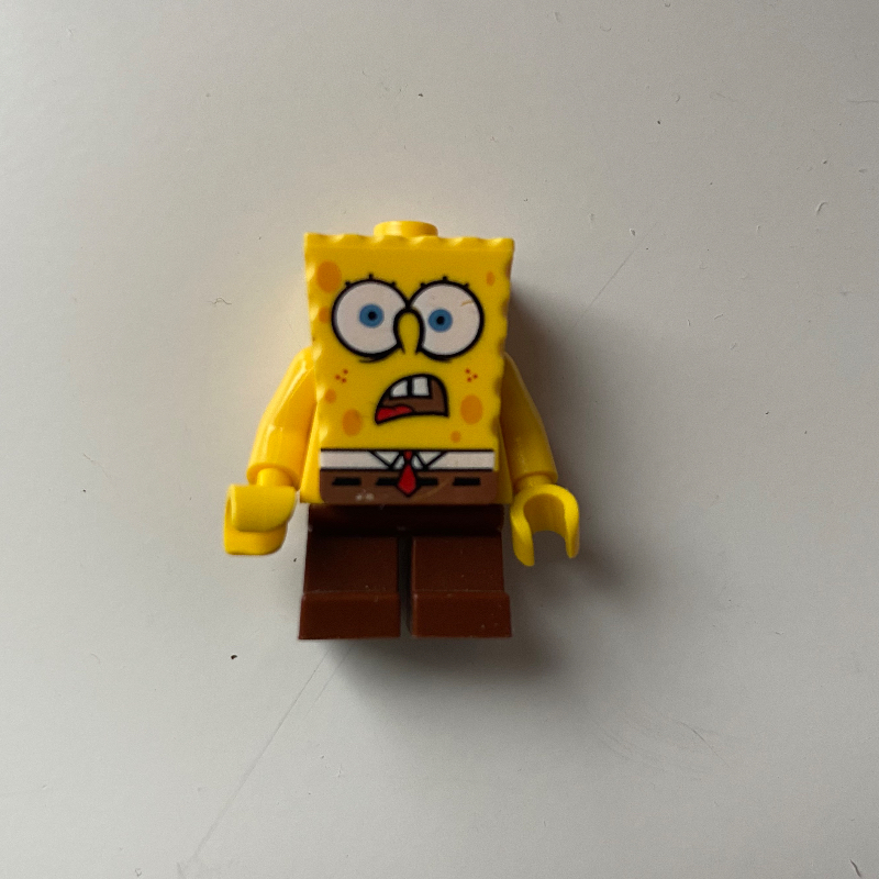 LEGO SpongeBob Squarepants with Wide Eyes and Open Mouth, Scared (fig-003267)