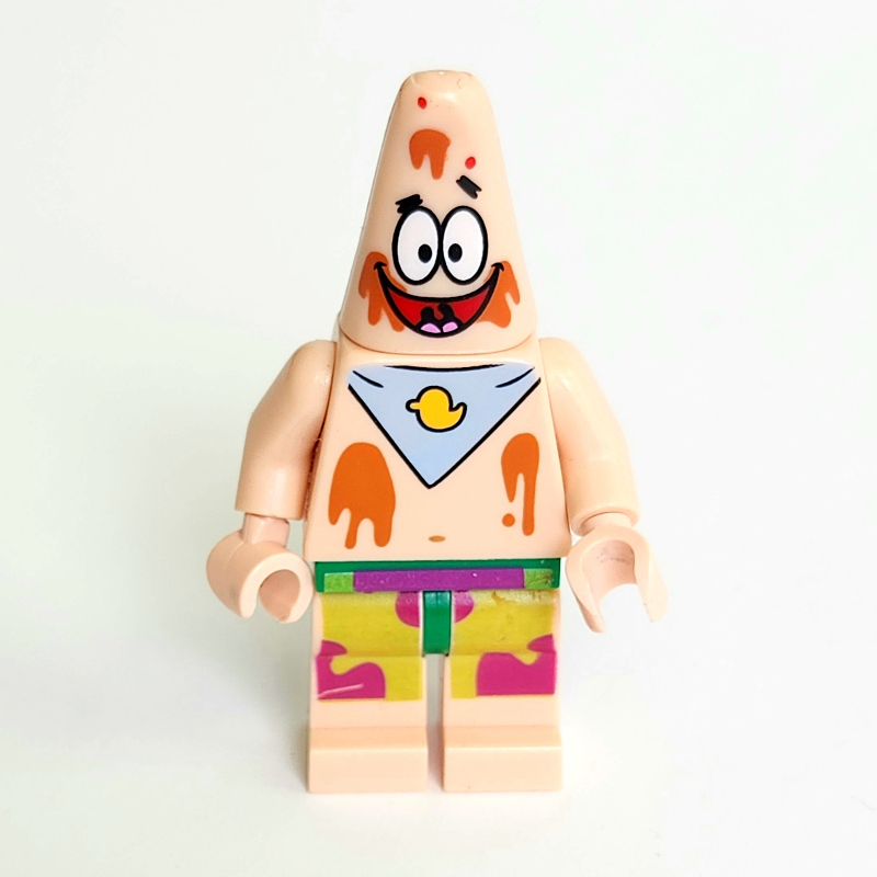 LEGO Patrick Star with Bib and Ice Cream Stains (fig-003282)