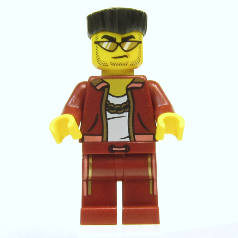 LEGO Crook, Dark Red Tracksuit (fig-003292)