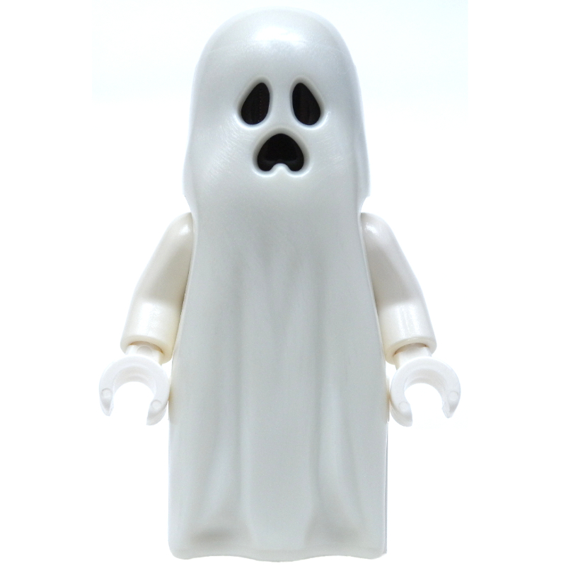 LEGO Ghost with Open Mouth and Brick Built Legs (fig-003309)