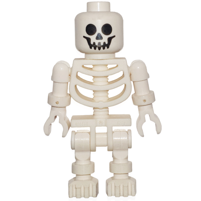 LEGO Skeleton, Standard Face, Ball Joint Arms (3626c Head) (fig-003314)