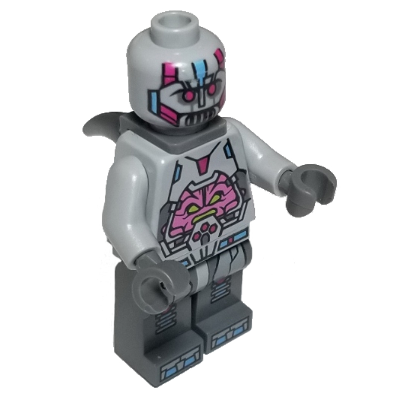 LEGO The Kraang with Light Bluish Gray Armor and Neck Bracket with Horn (fig-003356)