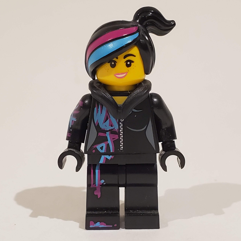 LEGO Wyldstyle with Dual Sided Head, Open Mouth Smile / Angry (fig-003416)