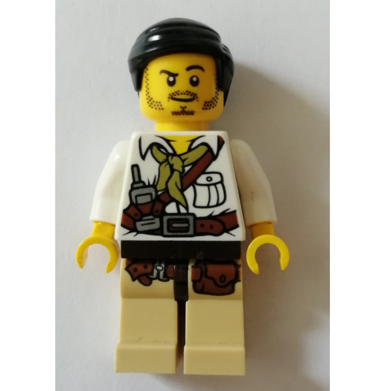 LEGO Hero with White Shirt and Radio in Belt (fig-003450)