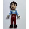 Prince Charming - Light Blue Shirt, Dark Red Trousers