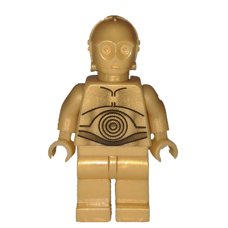 LEGO C-3PO, Pearl Light Gold (fig-003509)