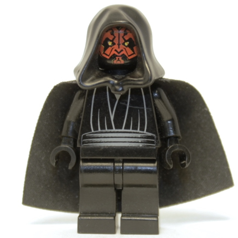 LEGO Darth Maul, Black Hood and Cape (fig-003516)