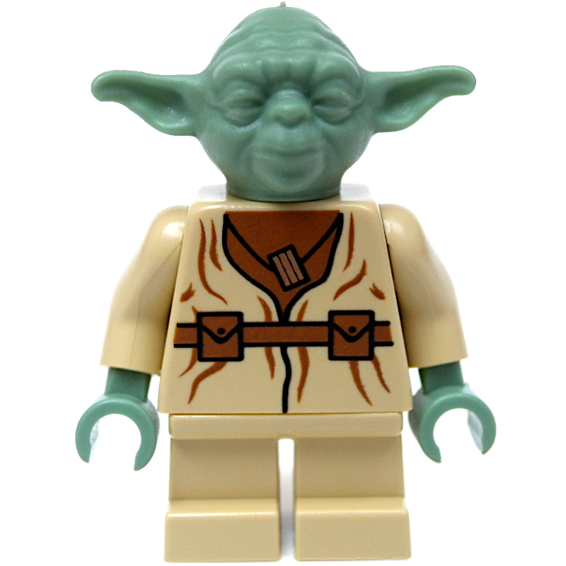 LEGO Yoda, Plain Sand Green Head (fig-003534)
