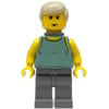 Luke Skywalker, Dagobah Outfit, Yellow Skin, Sand Green Tank Top with Neck Bracket