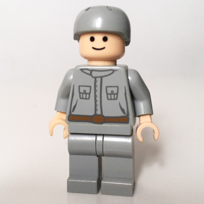 LEGO Rebel Technician / Ground Crew, Light Bluish Gray Uniform (fig-003559)