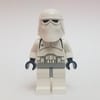 Snowtrooper, Light Bluish Gray Hips, Plain Black Head, Black Hands
