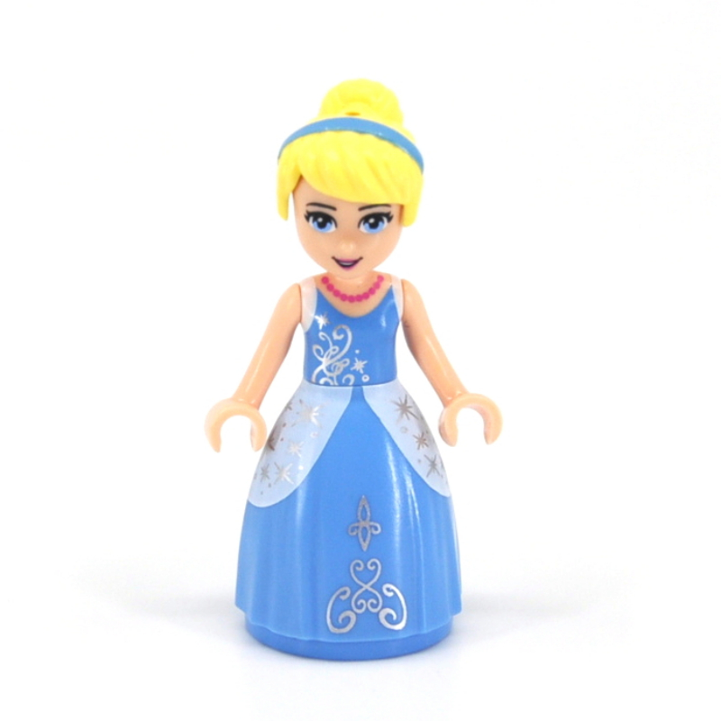 LEGO Cinderella - Bright Light Blue Ball Gown (fig-003577)
