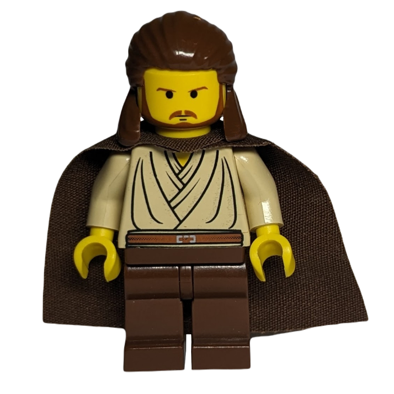 LEGO Qui-Gon Jinn, Yellow Skin (fig-003614)