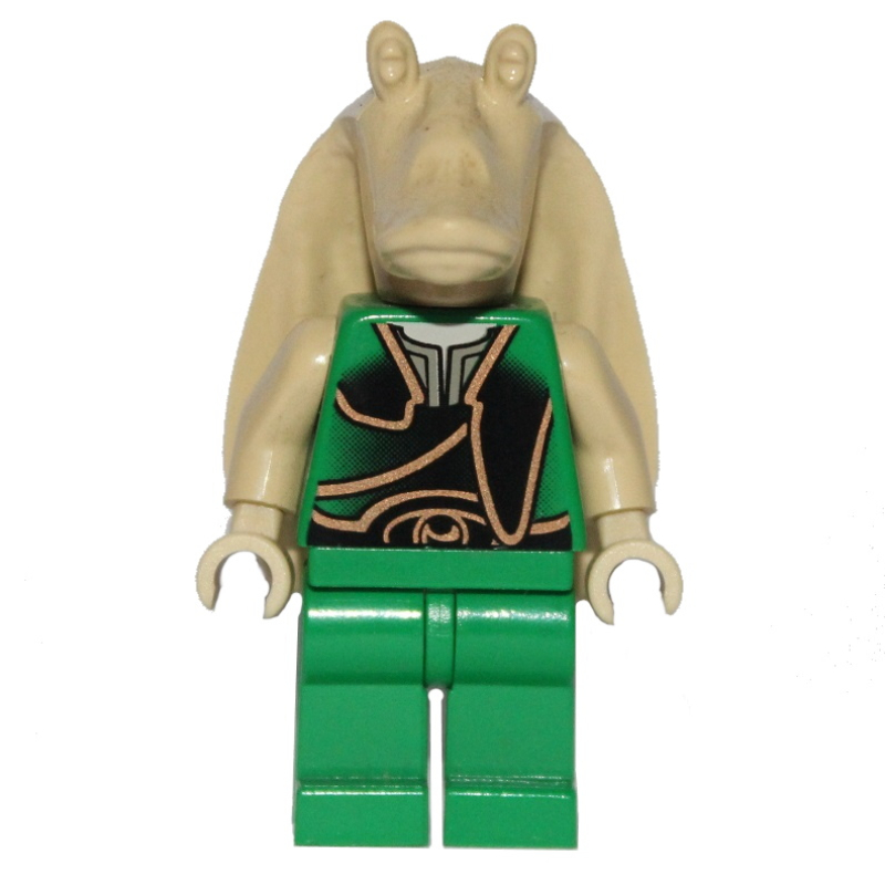 LEGO Gungan Warrior, Green Legs (fig-003615)
