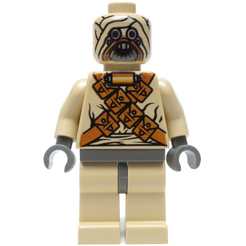 LEGO Tusken Raider, Crossed Shoulder Belts (3626b Head) (fig-003616)