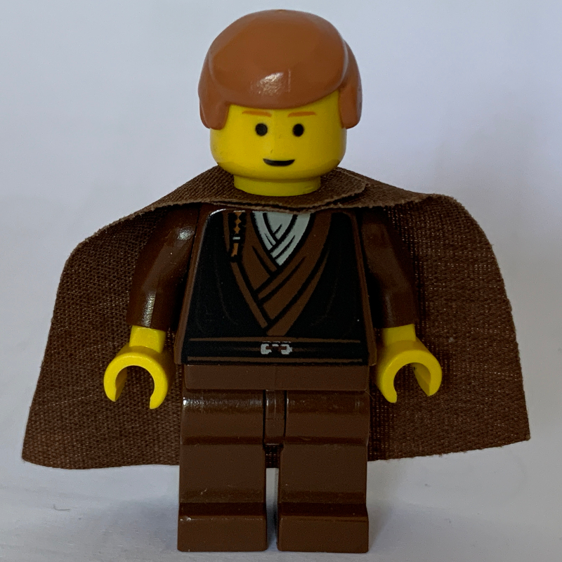 LEGO Anakin Skywalker, Padawan, Yellow Skin, Cape (fig-003617)