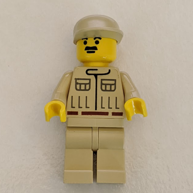 LEGO Rebel Technician / Ground Crew, Yellow Skin, Small Moustache (fig-003630)