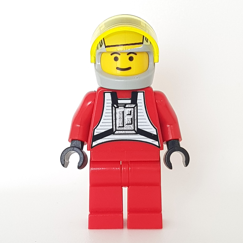 LEGO Rebel Pilot B-wing, Red Flight Suit, Yellow Skin (fig-003637)