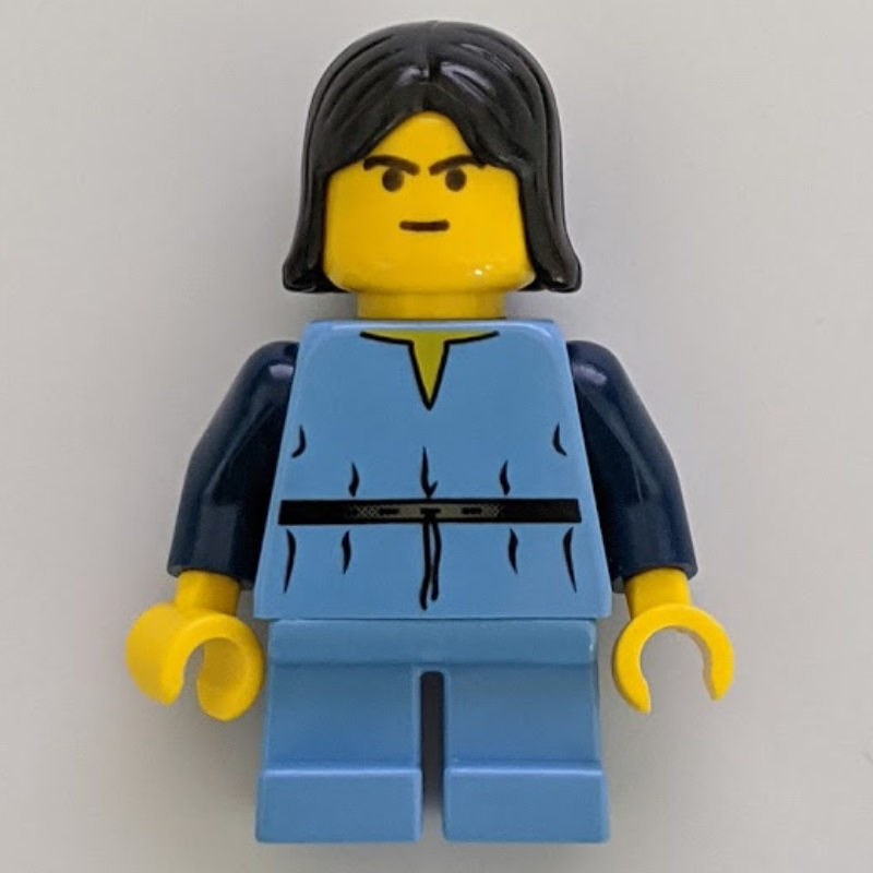 LEGO Boba Fett, Child, Medium Blue Outfit, Yellow Skin (fig-003645)