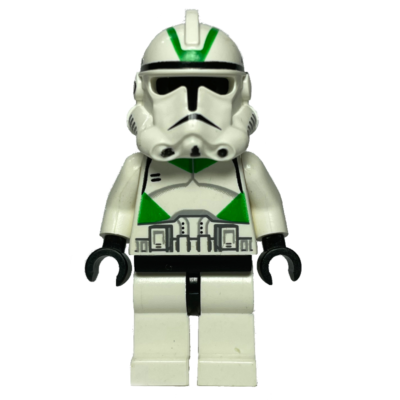 LEGO Clone Trooper, 41st Elite Corps Armor, Green Markings (fig-003648)