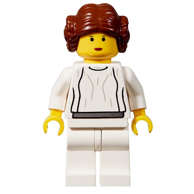 LEGO Princess Leia, White Robe, Yellow Skin (3626b Head) (fig-003658)