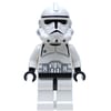 Clone Trooper, Phase II Armor, Plain Black Head, Neck Bracket