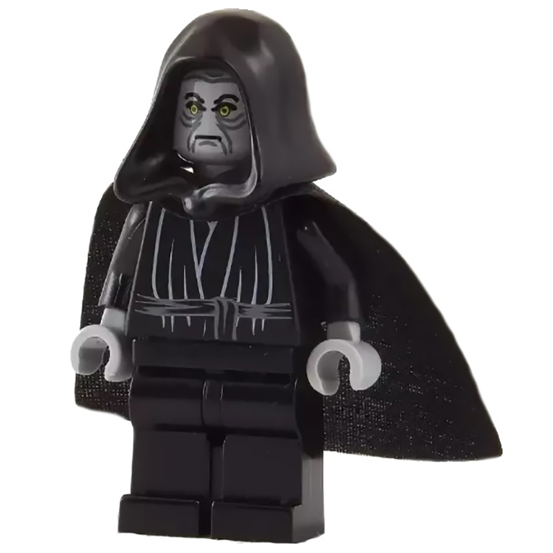 LEGO Emperor Palpatine, Light Bluish Gray Skin (fig-003673)
