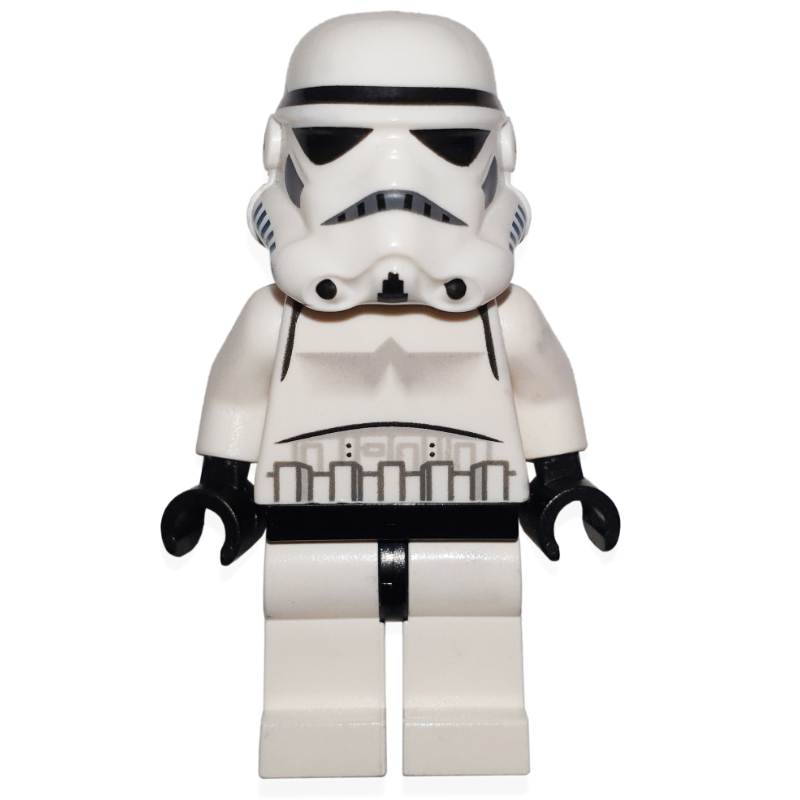 LEGO Stormtrooper, Plain Black Head, Black Lines on Nose Vent (fig-003697)