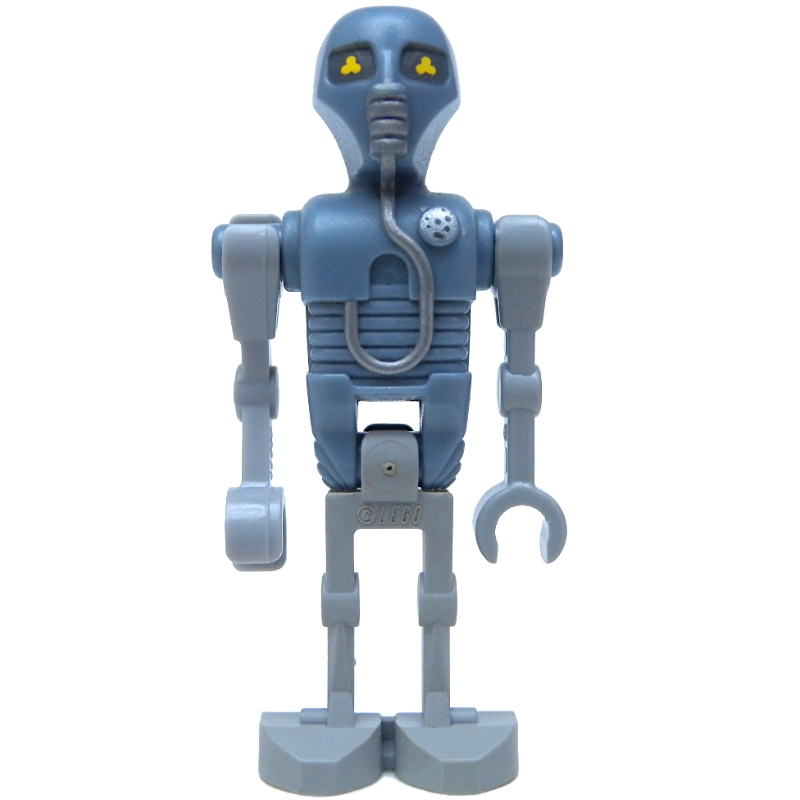 LEGO 2-1B Medical Droid, Sand Blue Torso, One Arms with Clips at 90° (fig-003699)
