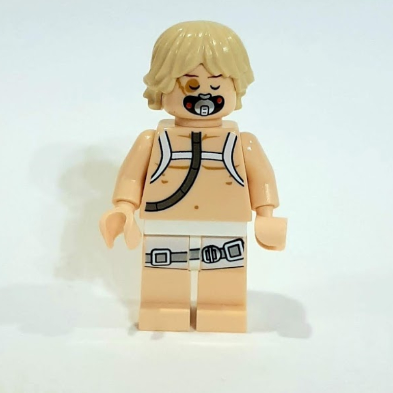 LEGO Luke Skywalker, Bacta Tank Outfit, Tan Hair (fig-003701)