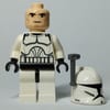 Clone Trooper, Phase I Armor, Brown Eyes, Dark Bluish Gray Rangefinder