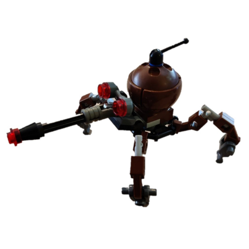 LEGO Dwarf Spider Droid, Reddish Brown Dome (fig-003742)