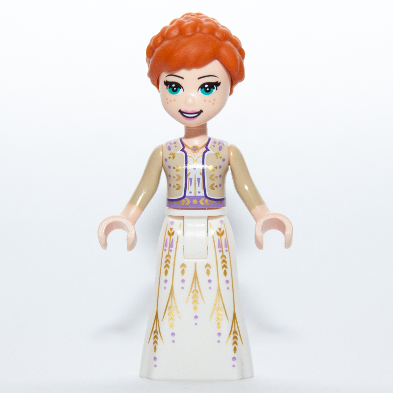 LEGO Anna - Tan Shirt, White Dress (fig-003749)