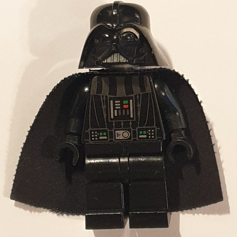 LEGO Darth Vader, Light Bluish Gray Skin, White Pupils (3626b Head) (fig-003758)