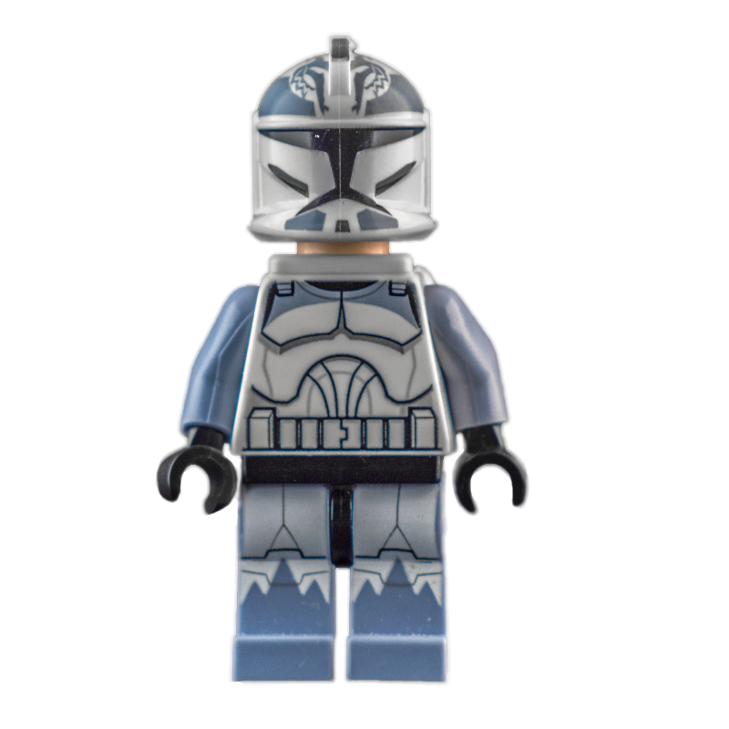LEGO Clone Trooper, Wolfpack, with Jet Pack and Sand Blue Arms (fig-003766)