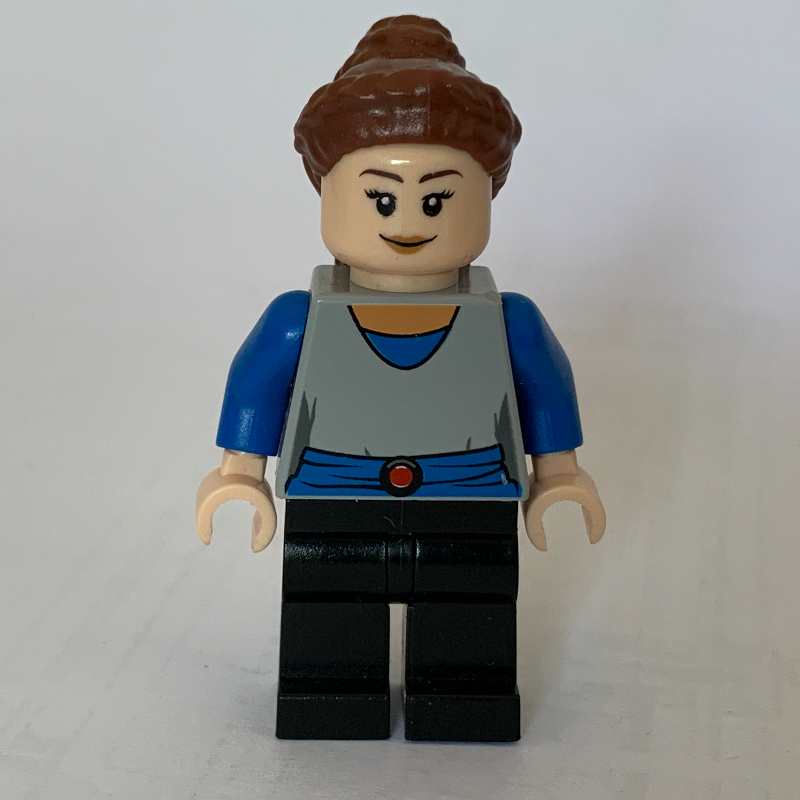 LEGO Padme Amidala / Naberrie, Light Bluish Gray Tunic (fig-003774)