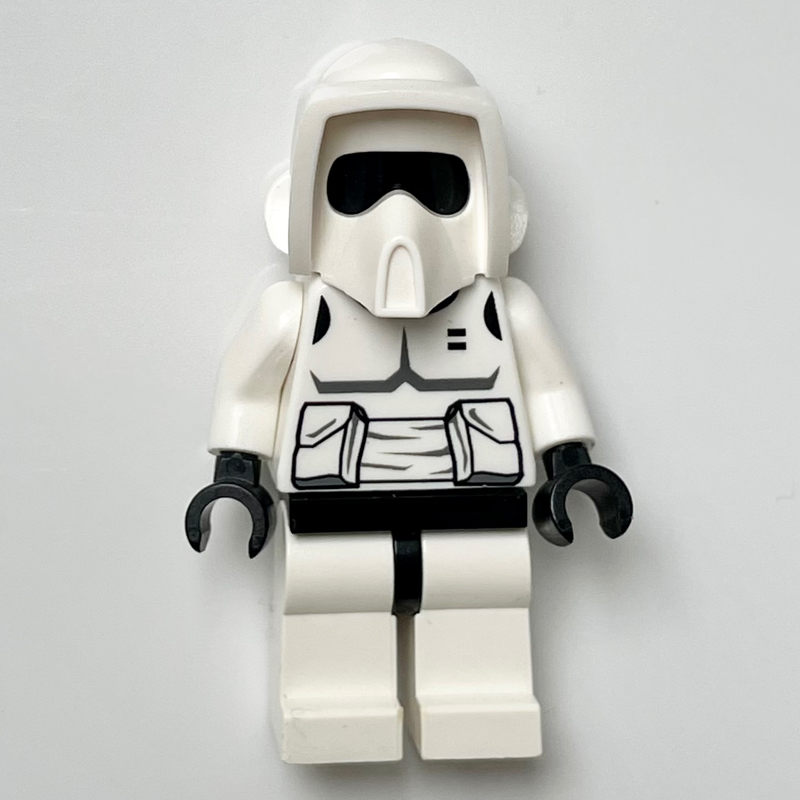 LEGO Scout Trooper, Plain Black Head (fig-003784)