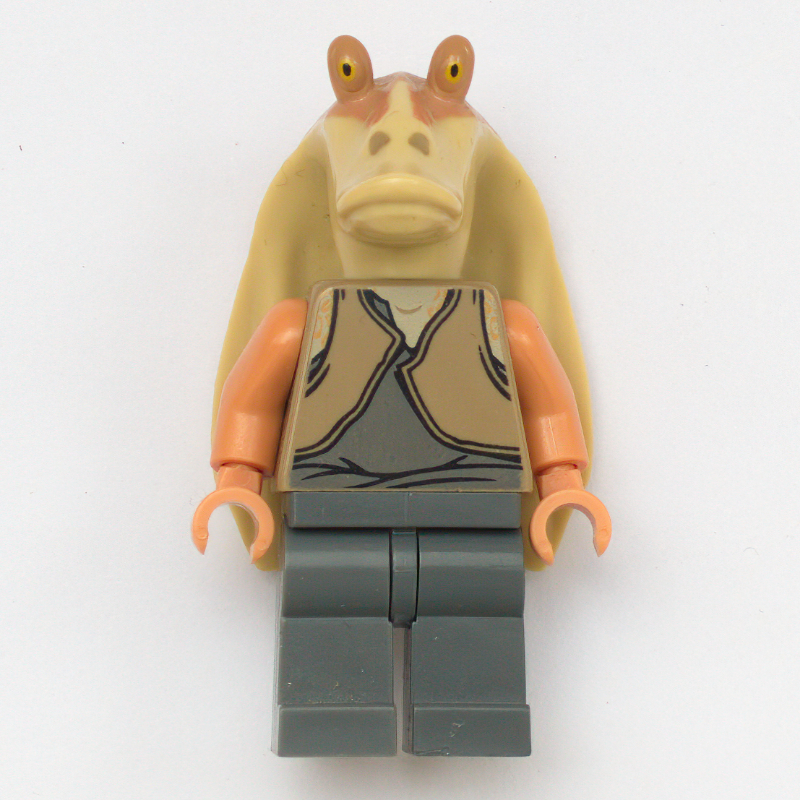 LEGO Jar Jar Binks, Dark Tan Torso (fig-003793)